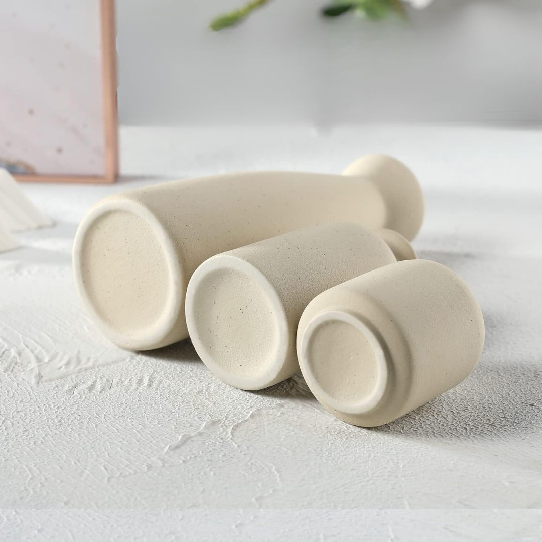 Lars - Decoratieve Keramieken Vaasjes Set