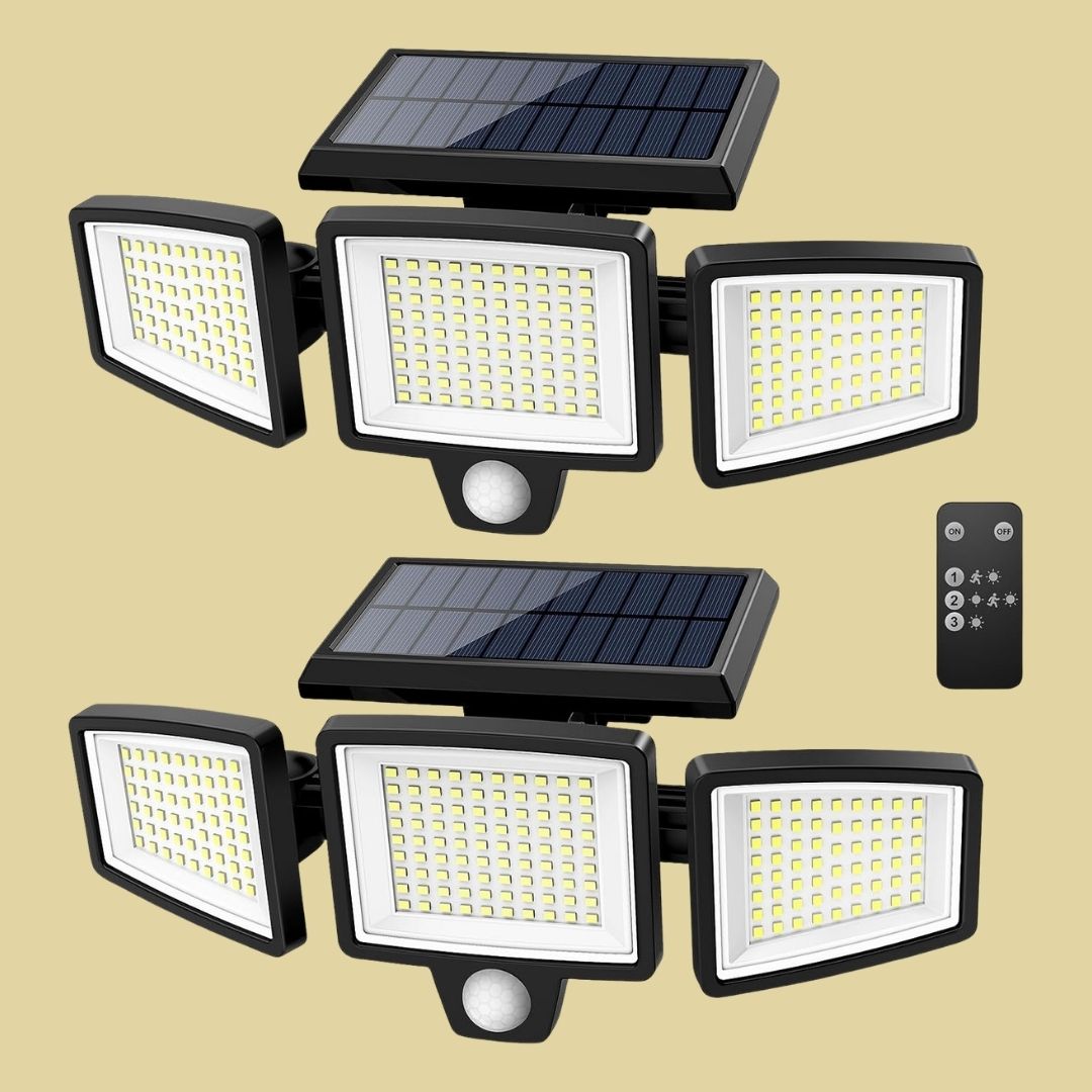Milan - Krachtige LED Buitenlamp met Zonnepaneel en Afstandsbediening