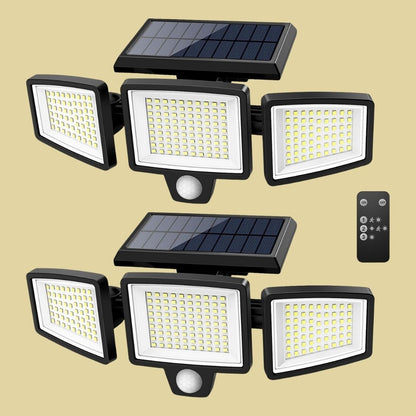Milan - Krachtige LED Buitenlamp met Zonnepaneel en Afstandsbediening