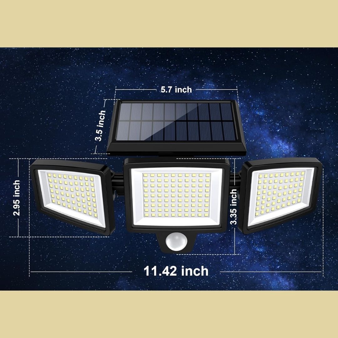 Milan - Krachtige LED Buitenlamp met Zonnepaneel en Afstandsbediening